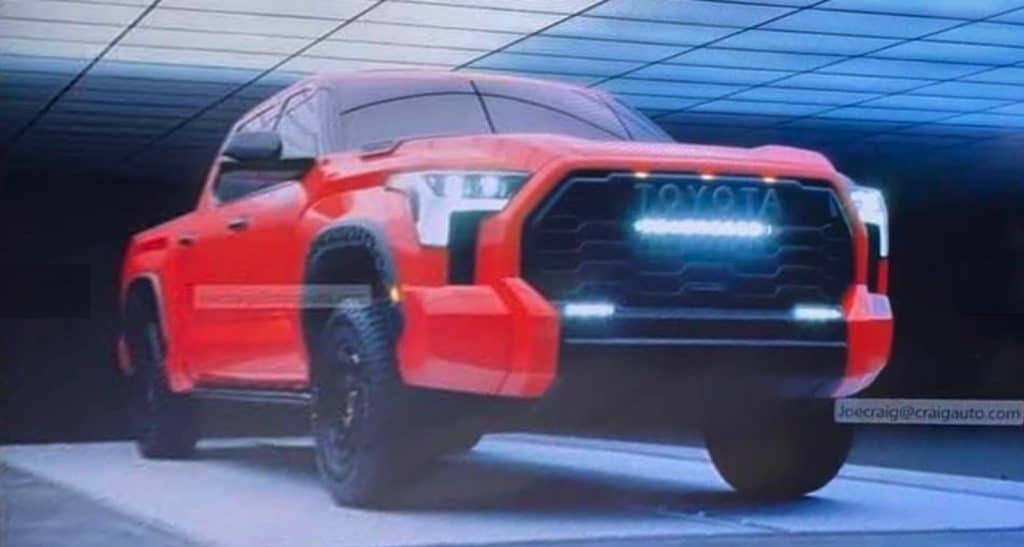 2022 Toyota Tundra leaked pic