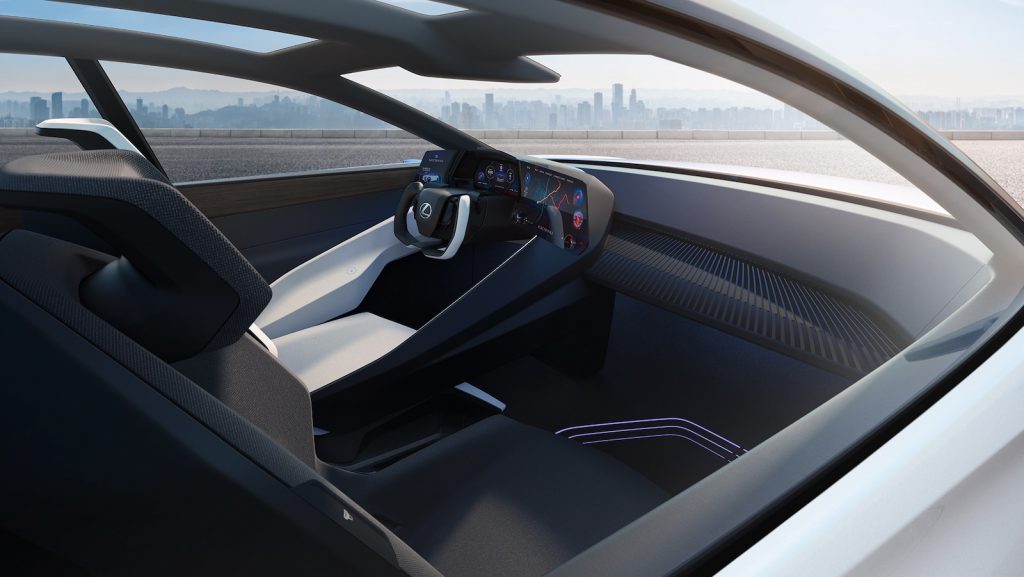 2021 Lexus LF-Z concept cockpit
