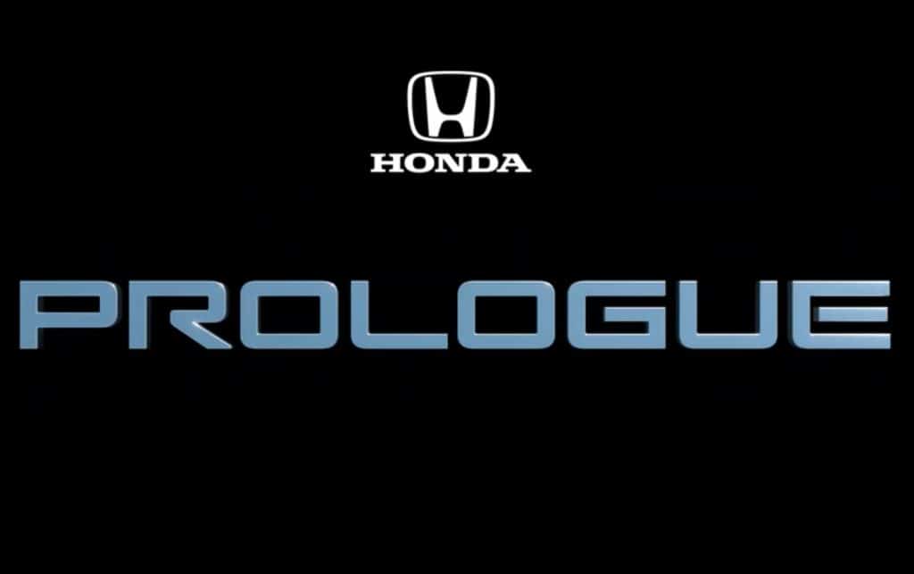 Honda Prologue teaser logo
