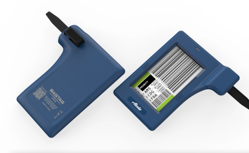 <aAlaska Airlines Launches Electronic Bag Tag Program, First in the U.S.